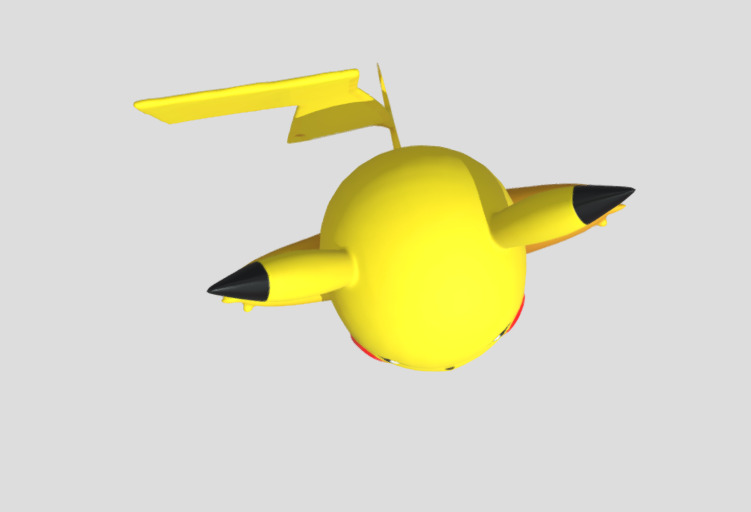 Pikachu 3D Model Stylized Game Ready Character Low-poly 3D model_12