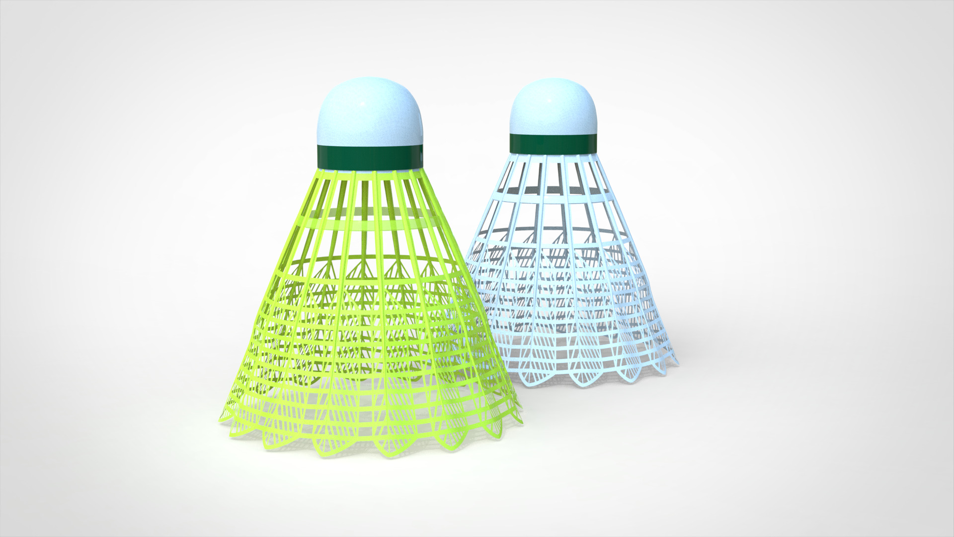 Badminton Shuttlecock 3D model_6