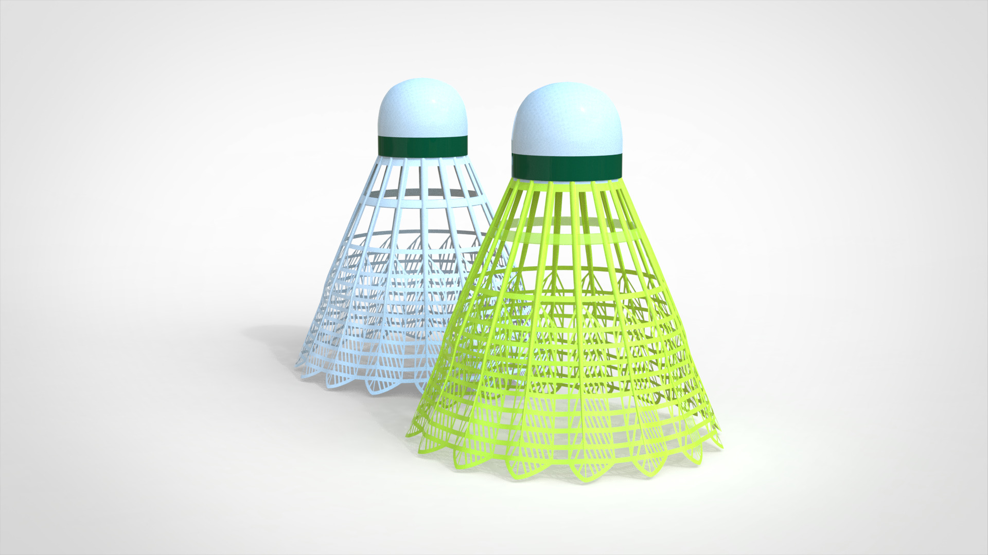 Badminton Shuttlecock 3D model_5