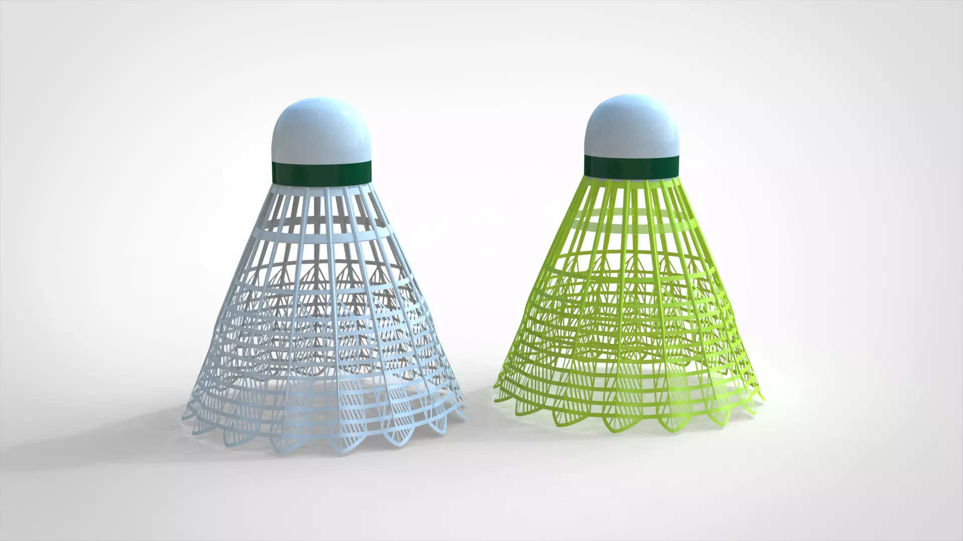 Badminton Shuttlecock 3D model_0