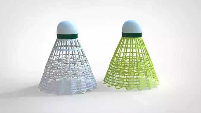 Badminton Shuttlecock 3D model
