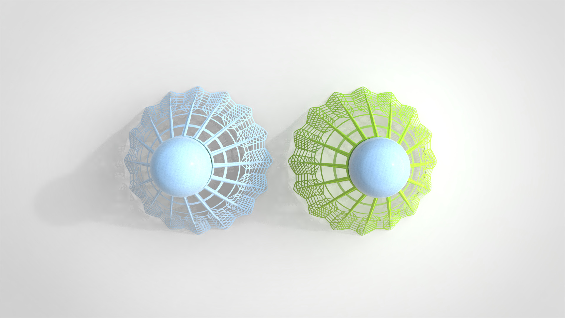 Badminton Shuttlecock 3D model_3