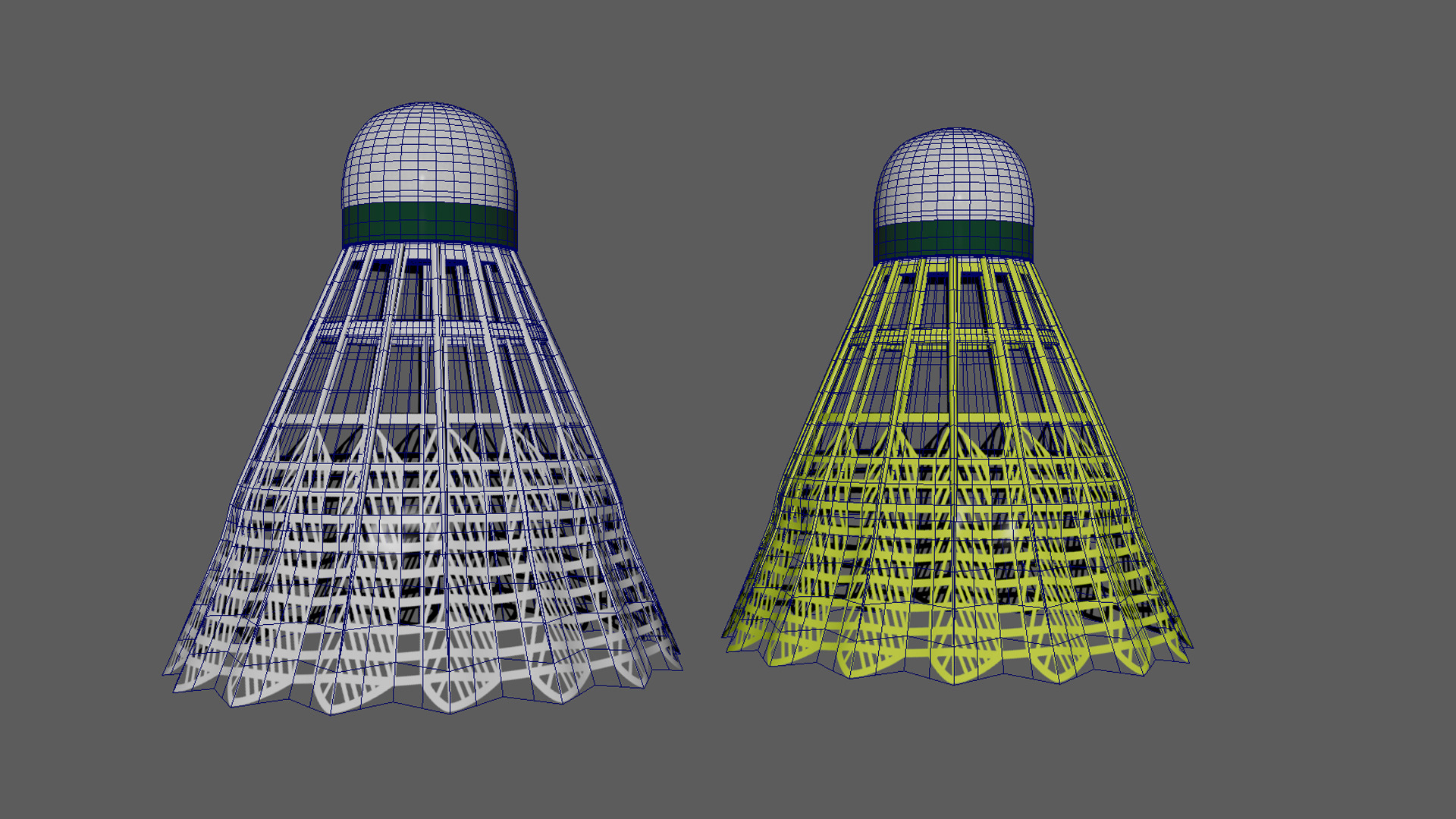 Badminton Shuttlecock 3D model_8