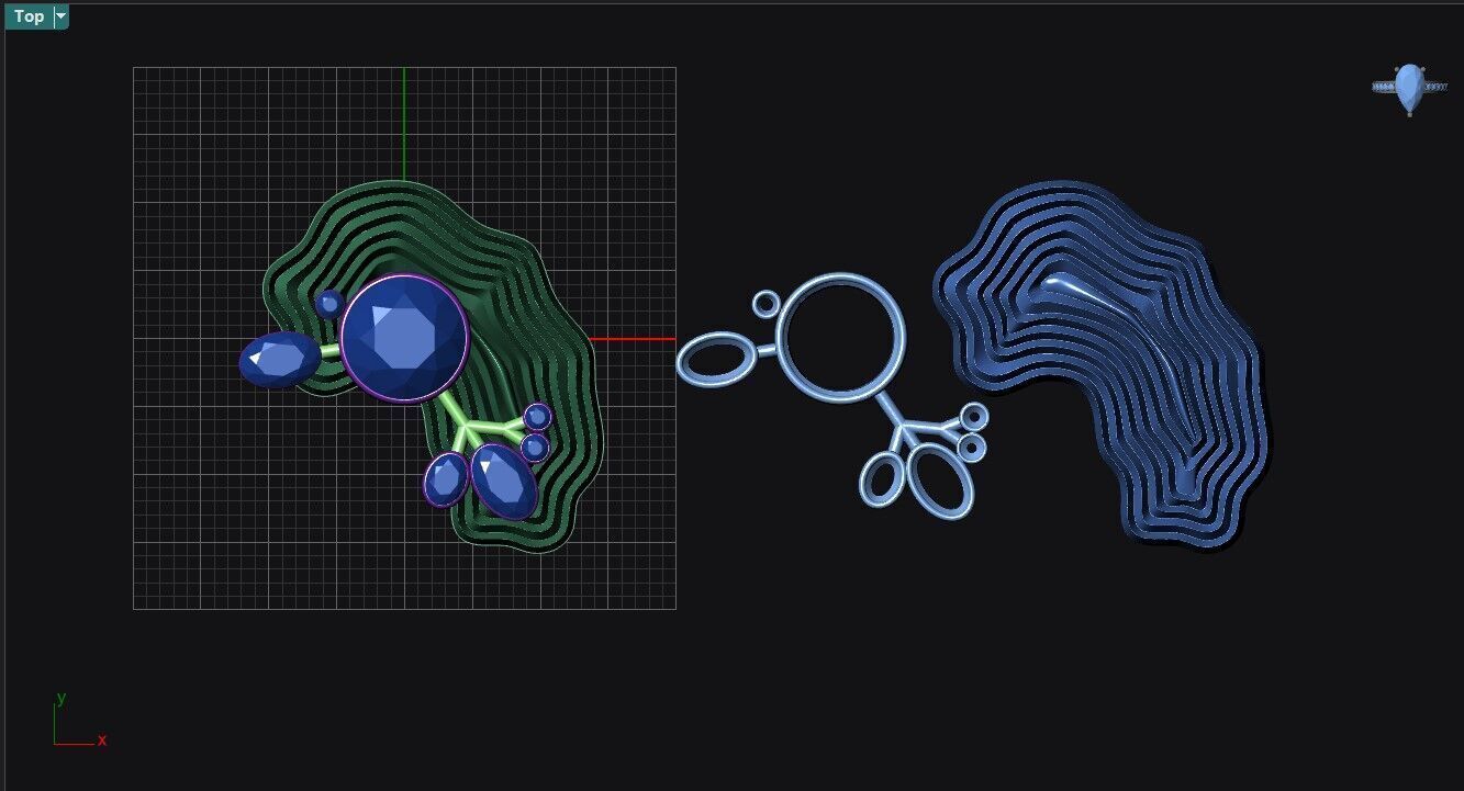 My flower2 3D print model_3