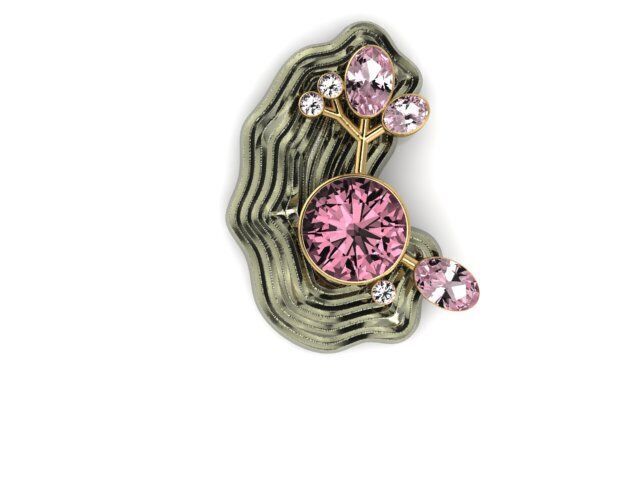 My flower2 3D print model_4