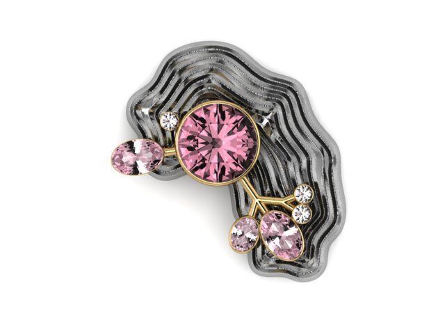 My flower2 3D print model_6