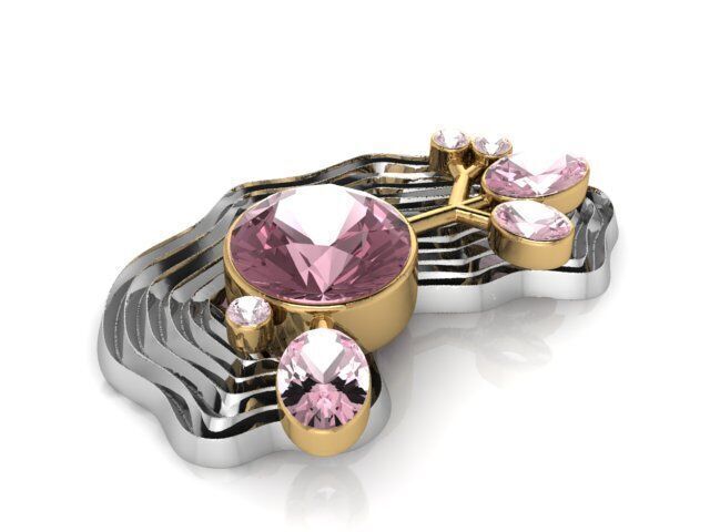 My flower2 3D print model_7