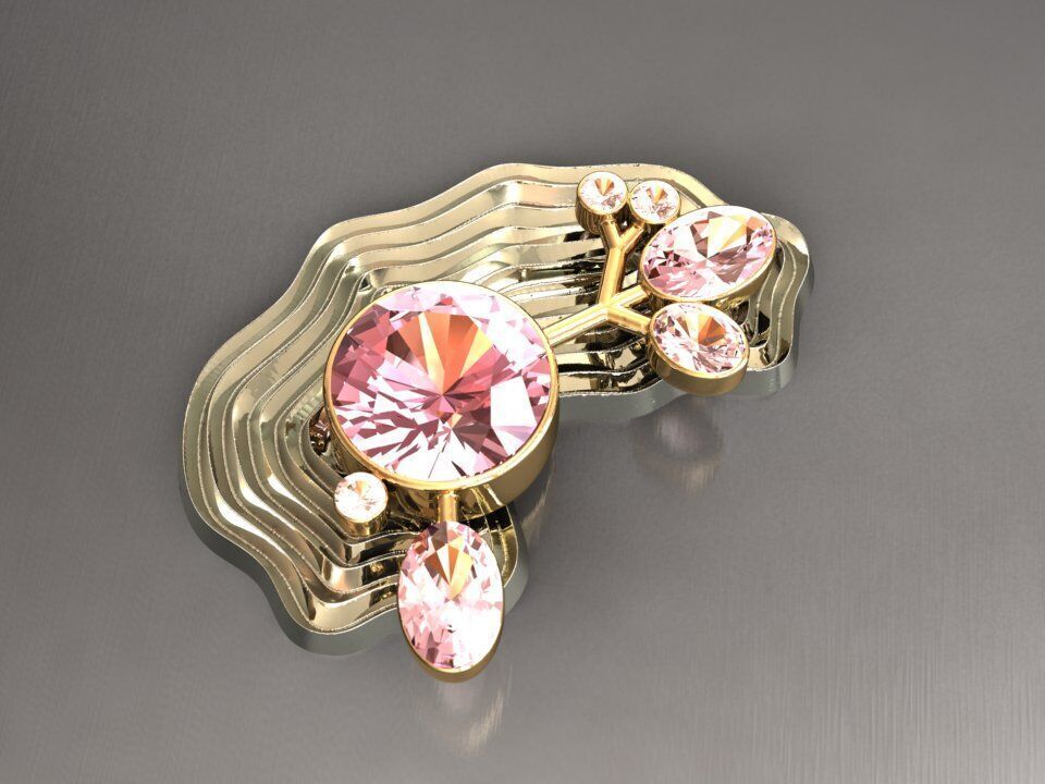 My flower2 3D print model_11