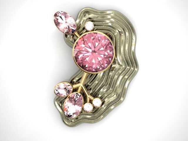 My flower2 3D print model_9