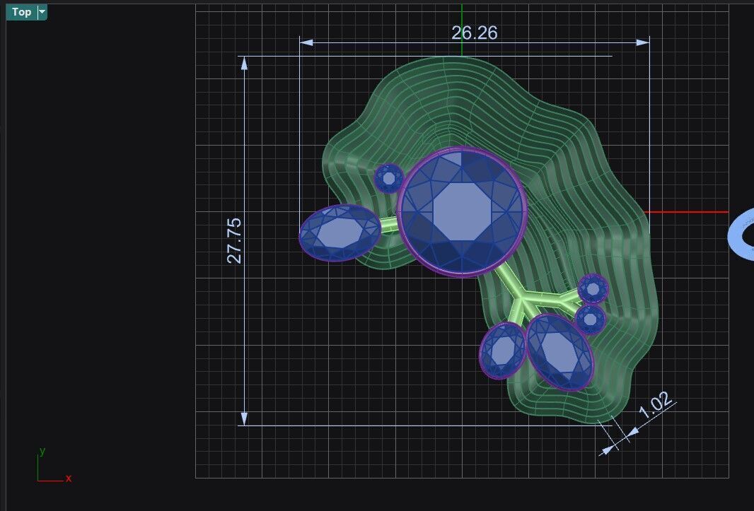 My flower2 3D print model_2