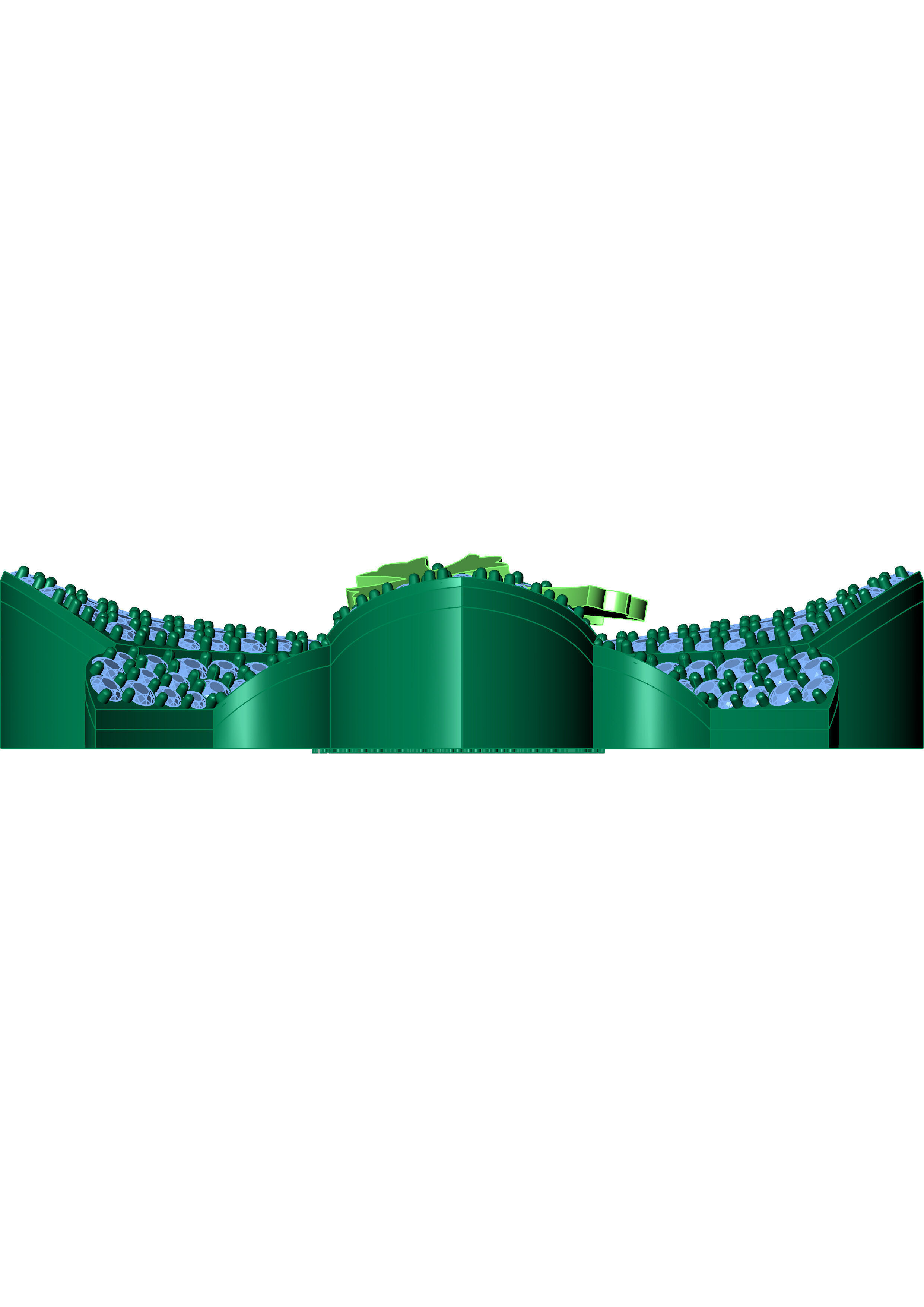 DIAMOND CROSS PENDANT NECKLACE 3dmodel 3D print model 3D print model_4