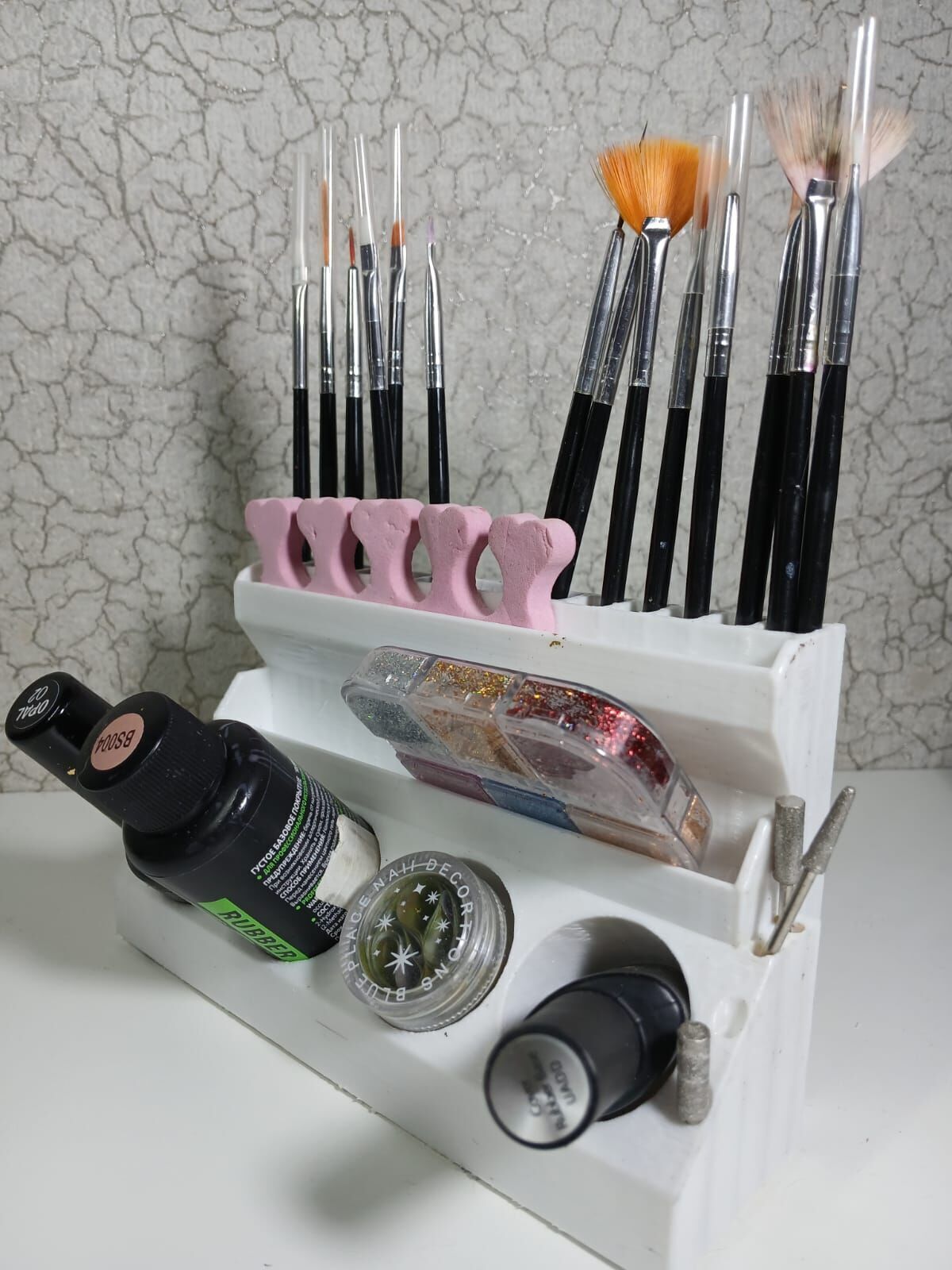 Brush Stand Manicurist 3D print model_1