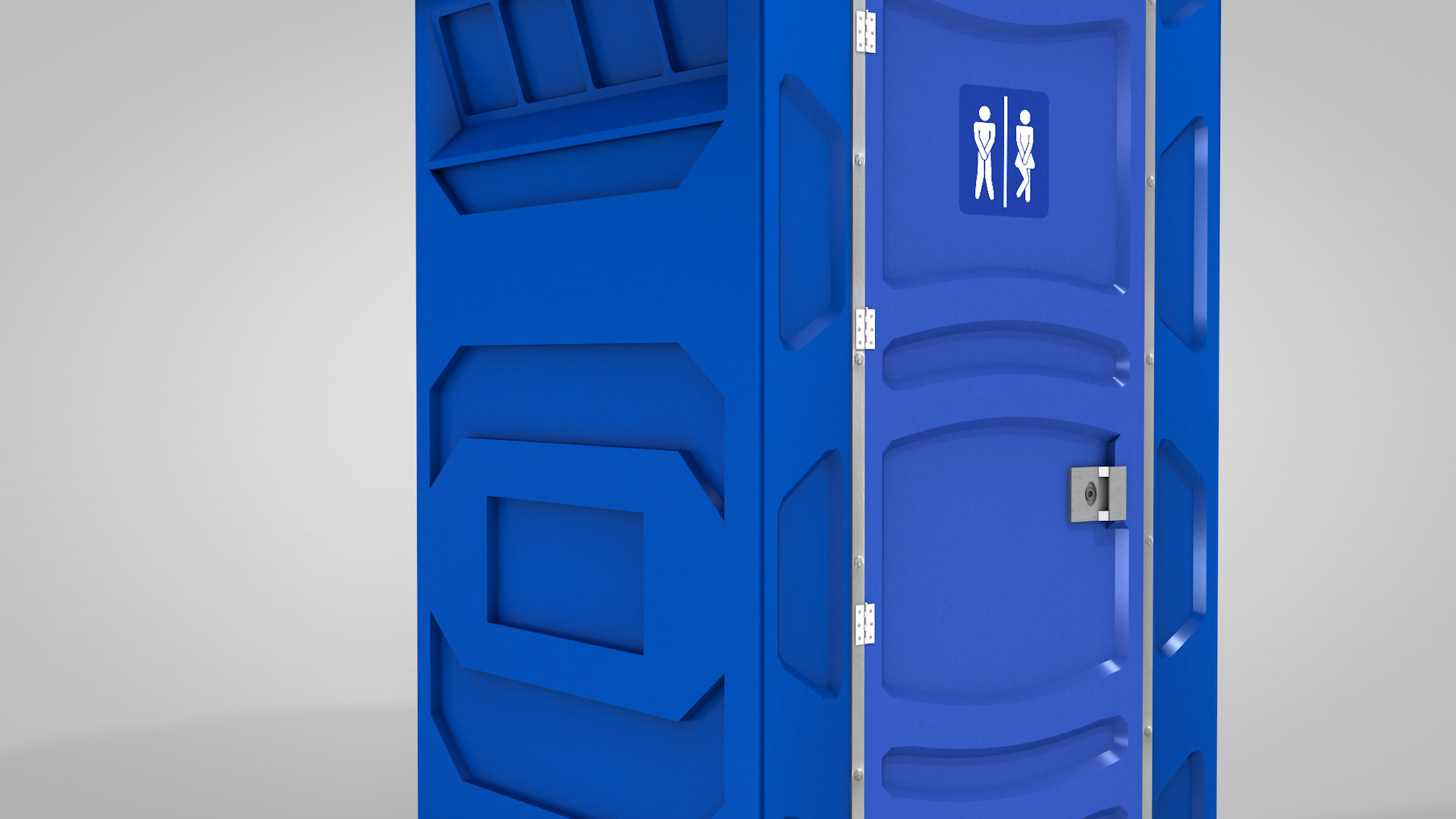 Portable Toilet 3D model_9
