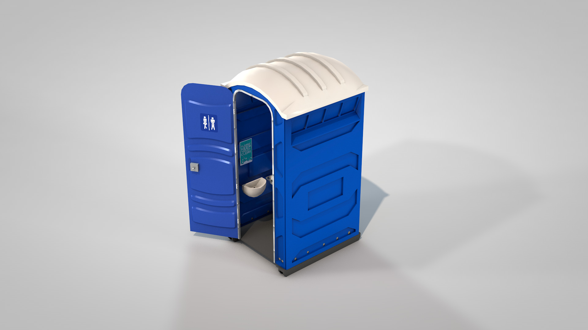 Portable Toilet 3D model_8