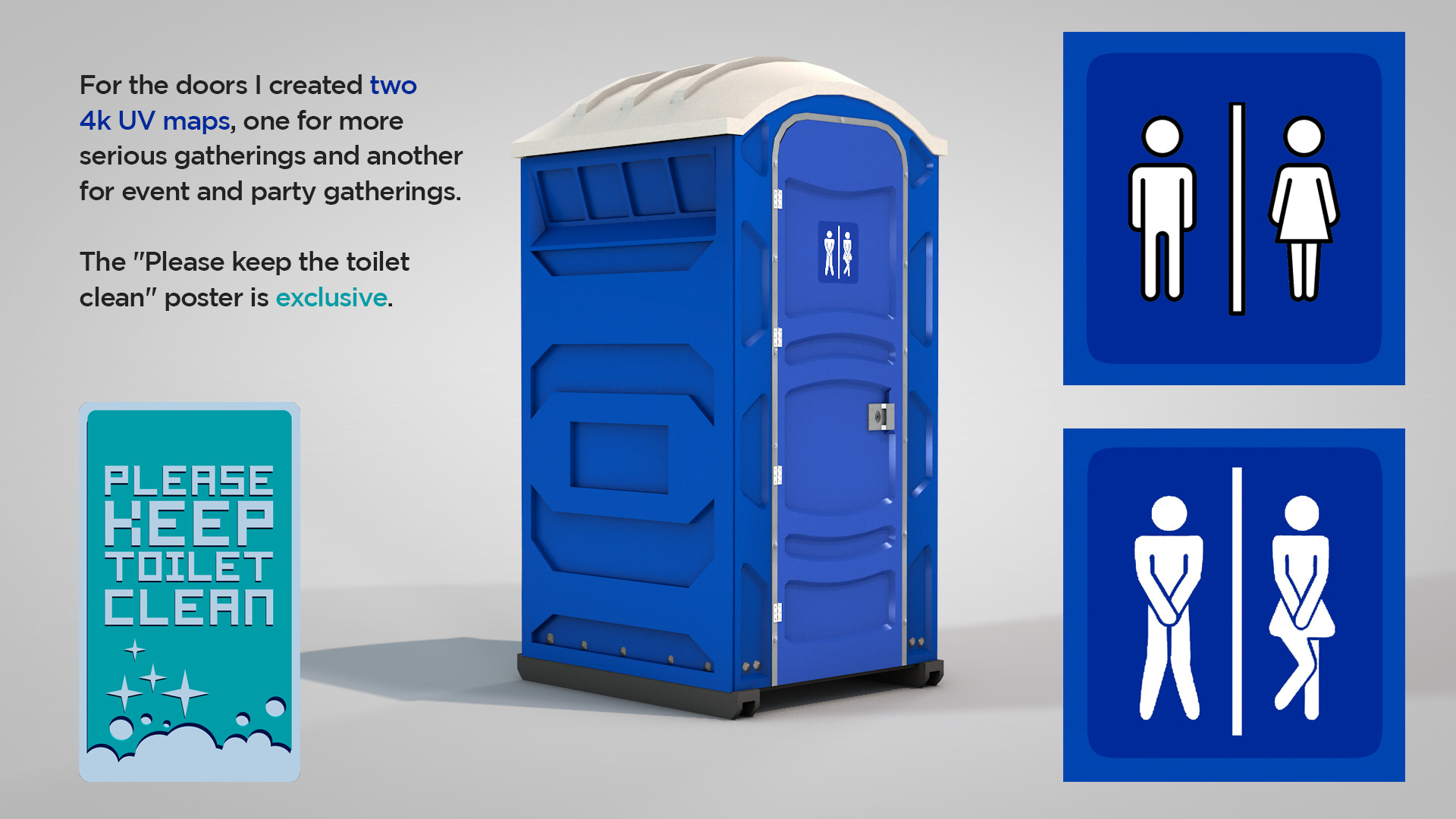 Portable Toilet 3D model_5