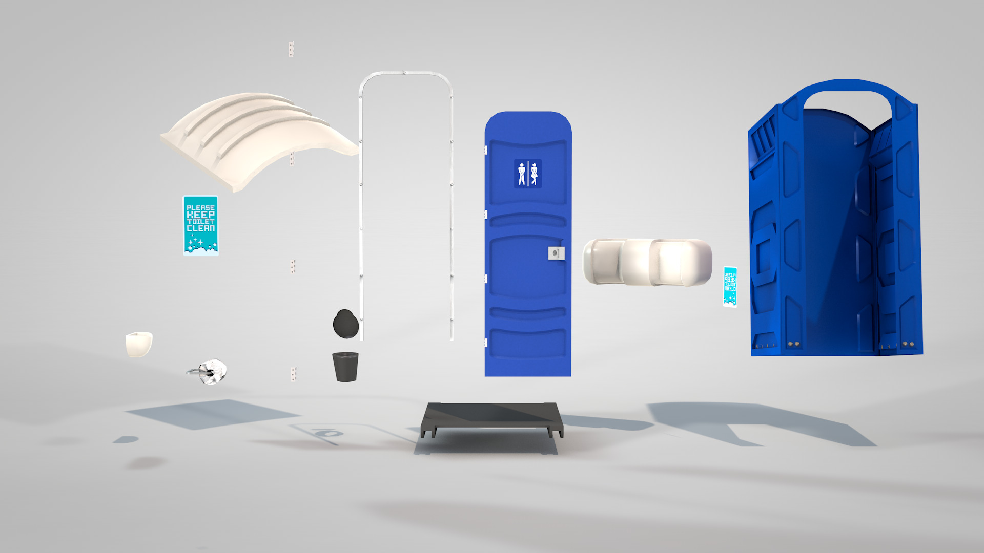 Portable Toilet 3D model_15