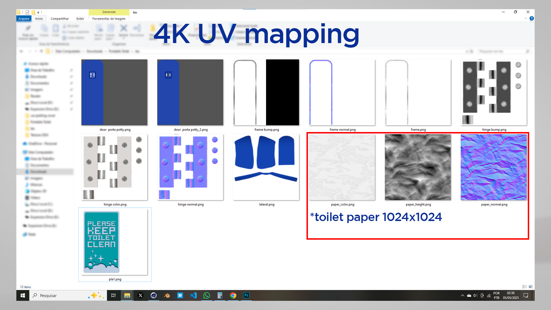 Portable Toilet 3D model_14