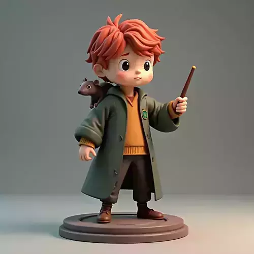 Ron Weasley with Scabbers