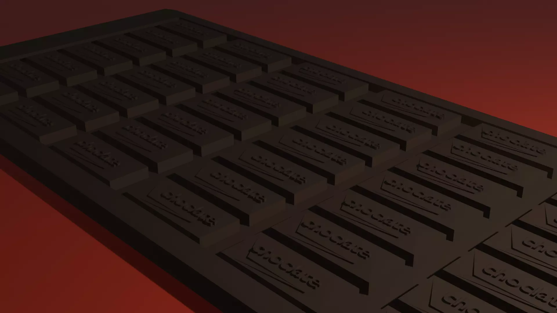 CHOCOLATE NO MODS Low-poly 3D model_0