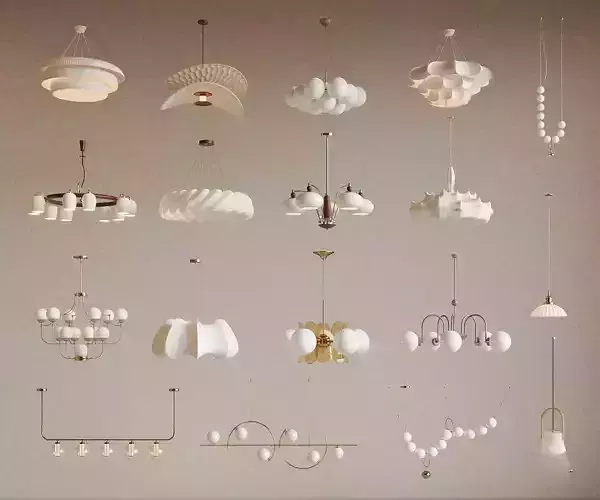 French cream chandelier