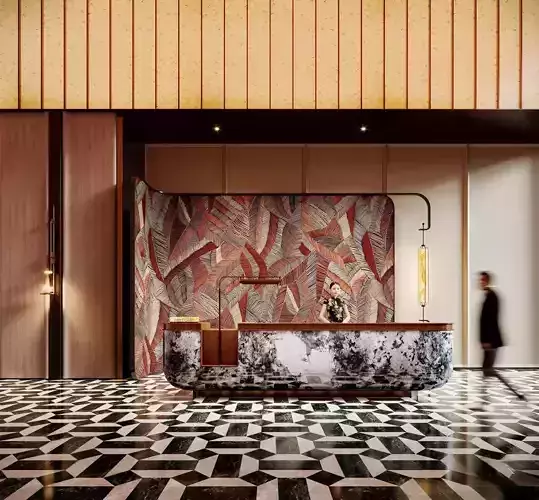 Modern reception desk 