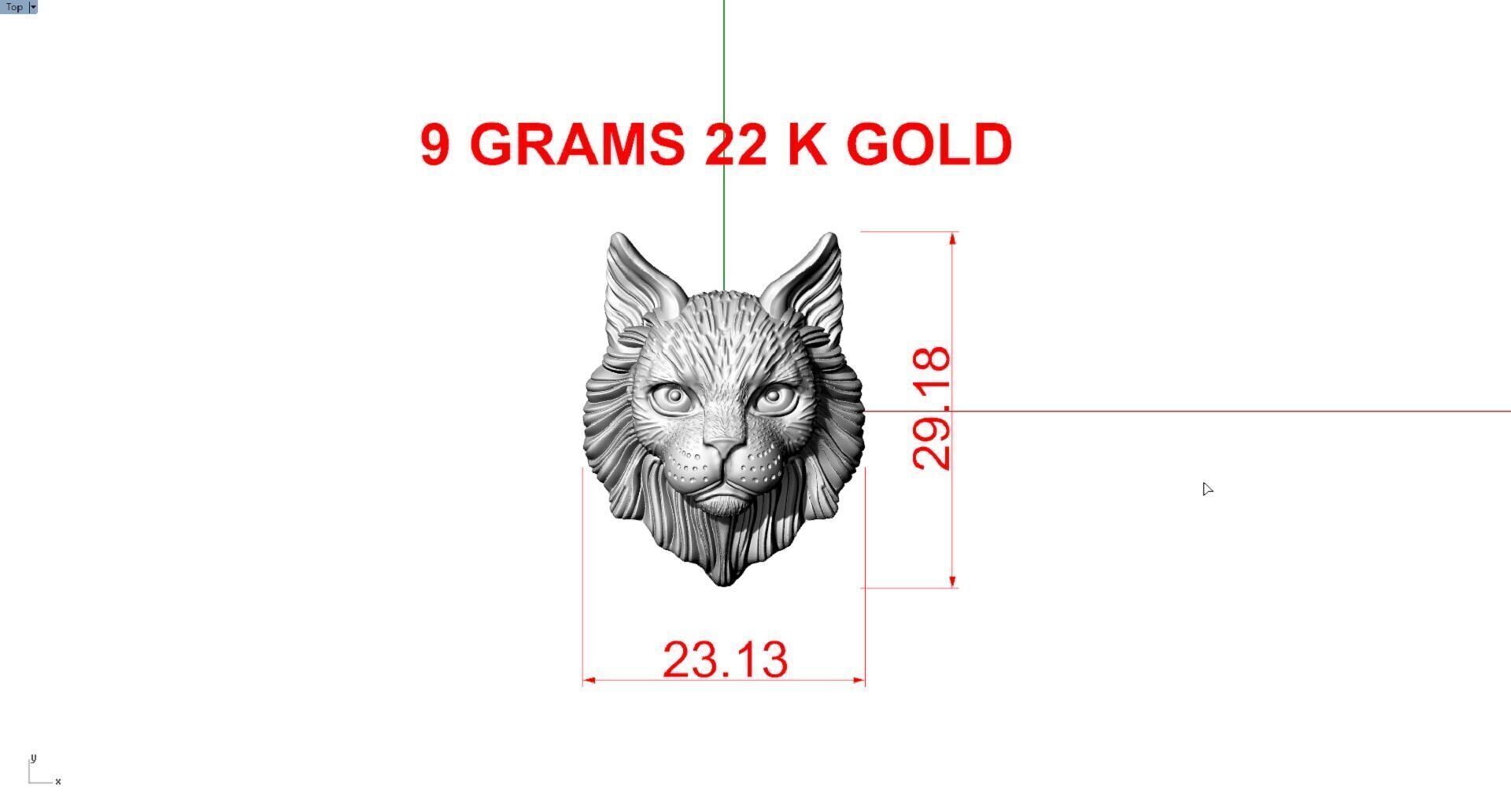 CAT PENDENT 3D print model_2