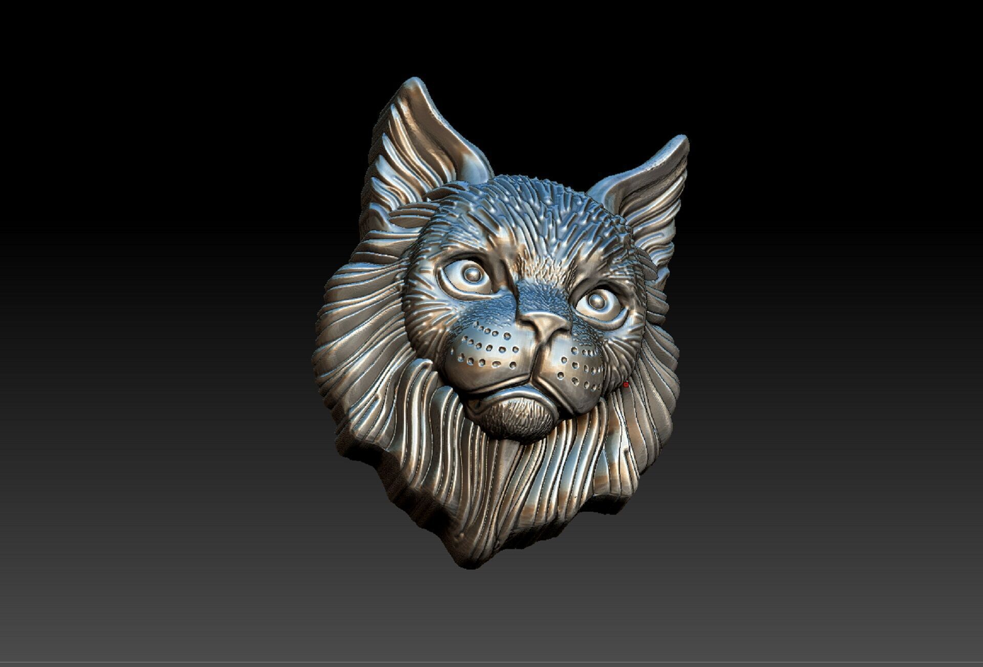 CAT PENDENT 3D print model_1