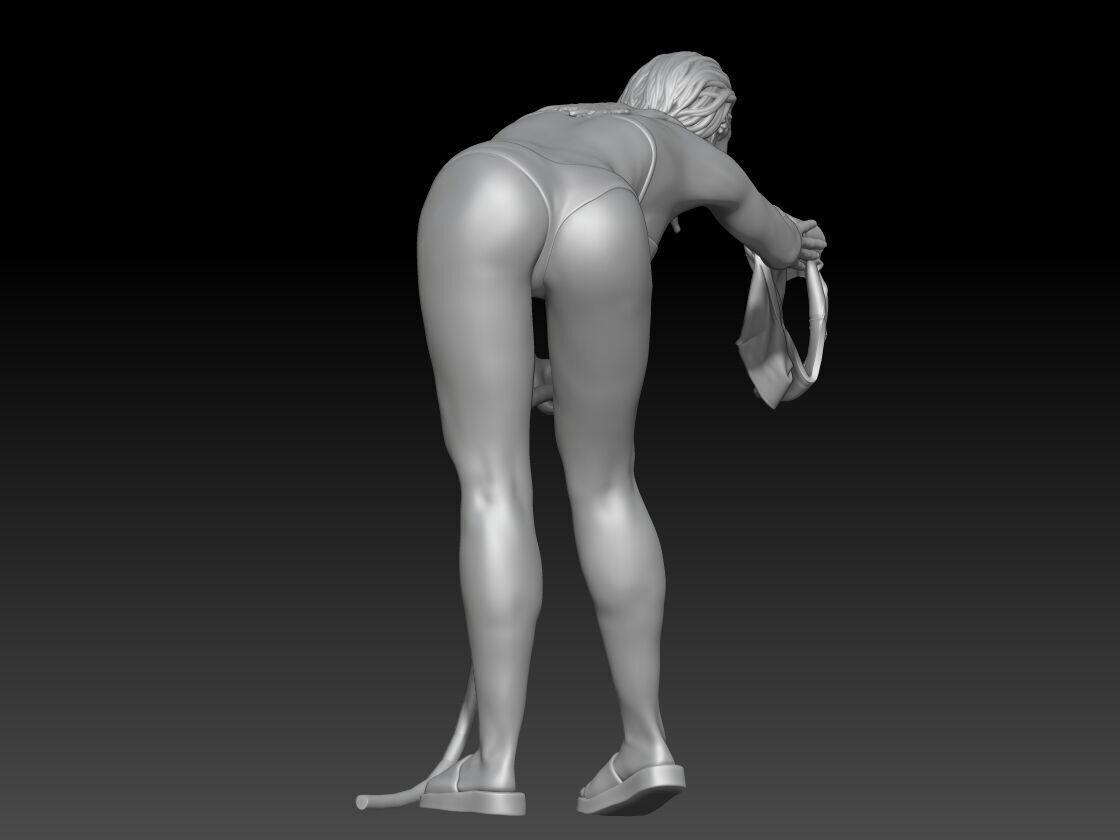 car wash girl 2025 7 3D print model_3