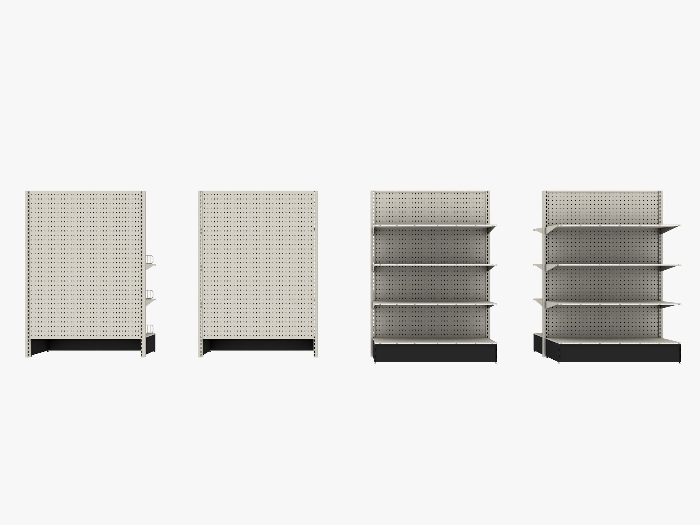 Store Shelf 2 Low-poly 3D model_3