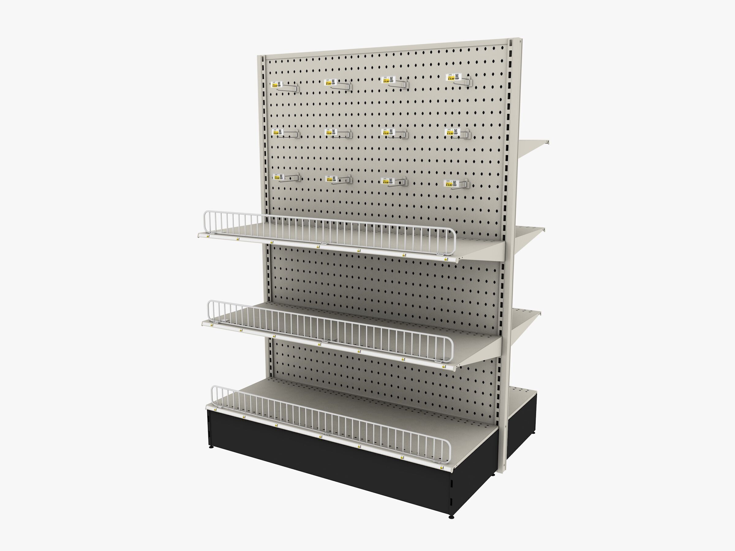 Store Shelf 2 Low-poly 3D model_9