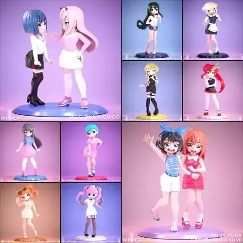 April 2025 Cute Mini Figures Bundle - MiniCPsan 