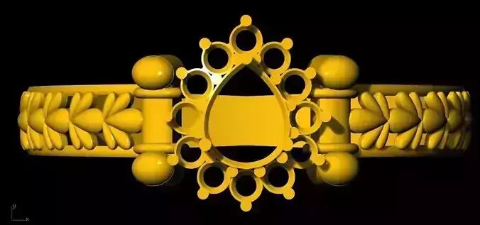 dove stone ring 3dm file