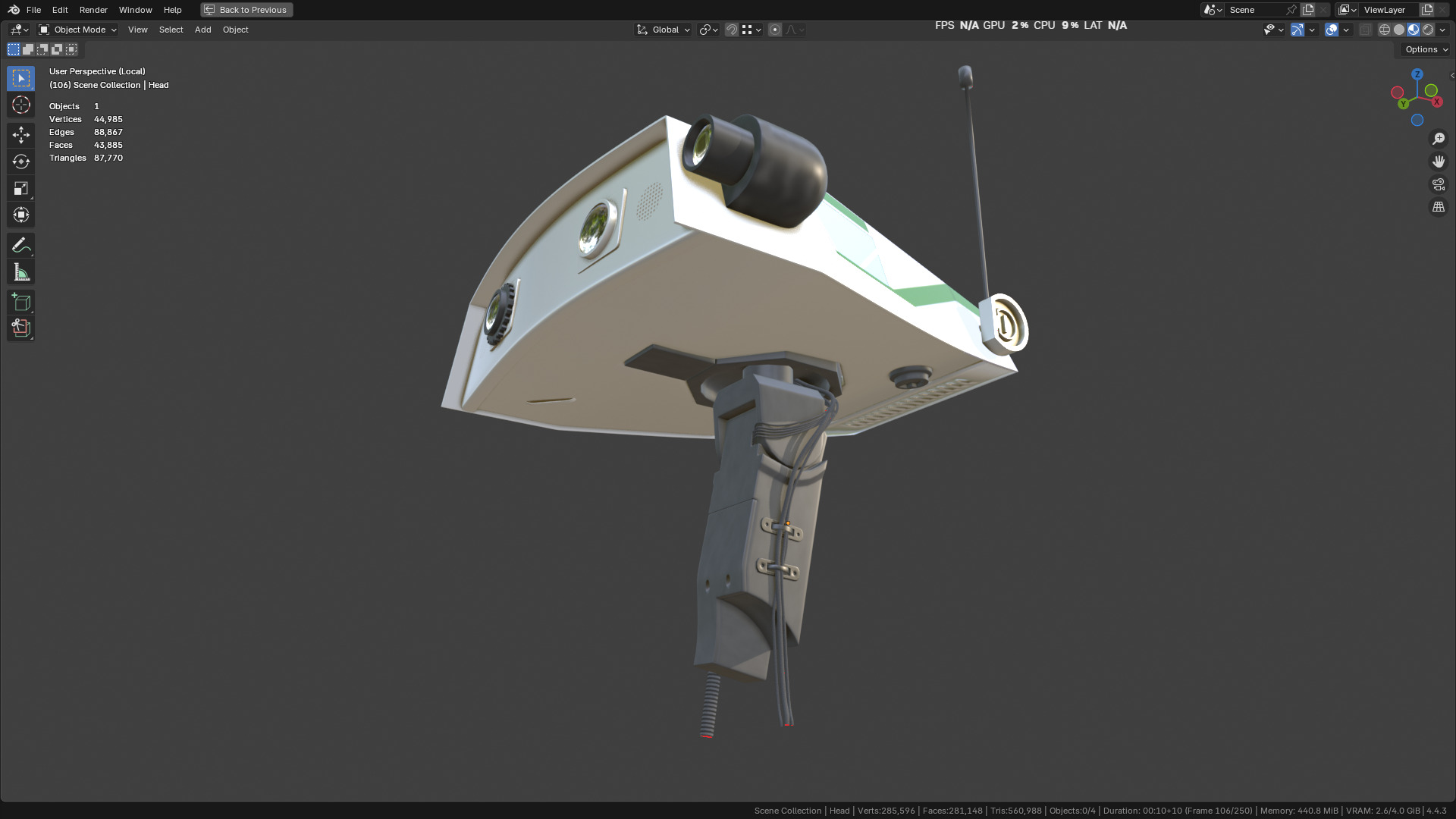 New NVIDIA and Disney Robot 3D model_60