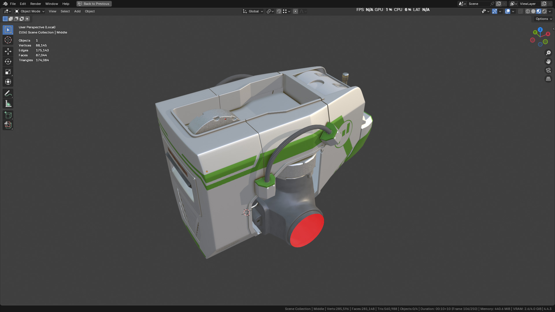 New NVIDIA and Disney Robot 3D model_52