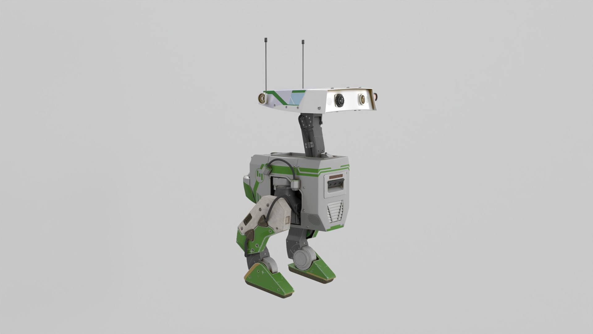 New NVIDIA and Disney Robot 3D model_6