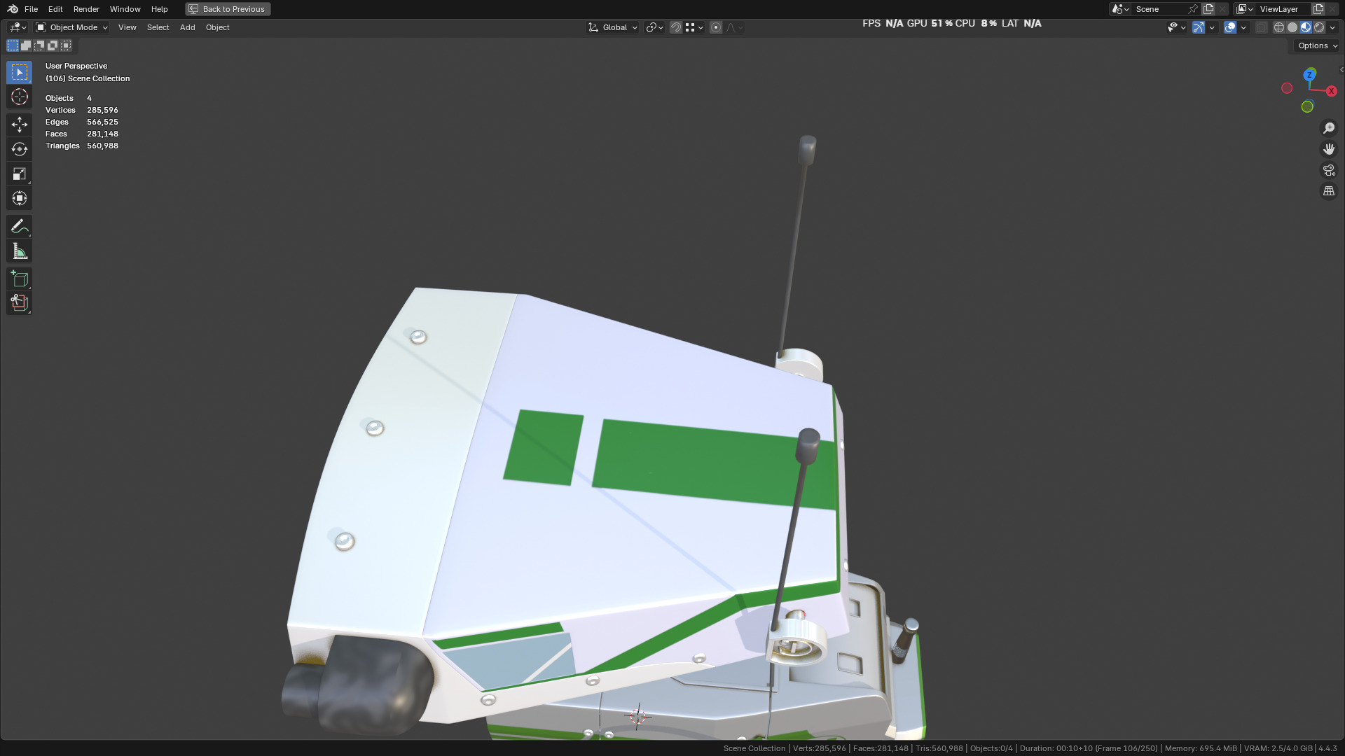 New NVIDIA and Disney Robot 3D model_21