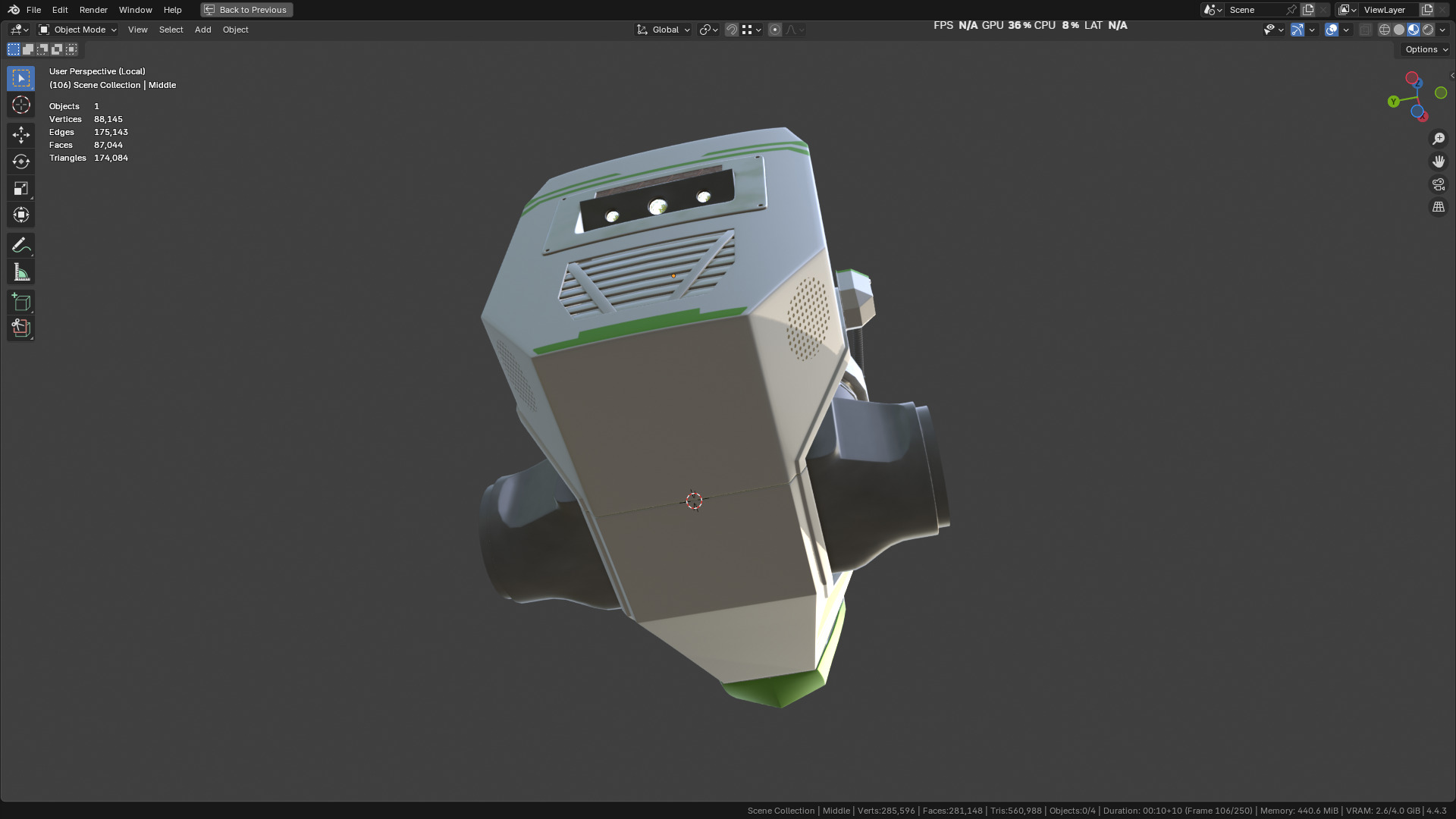 New NVIDIA and Disney Robot 3D model_56