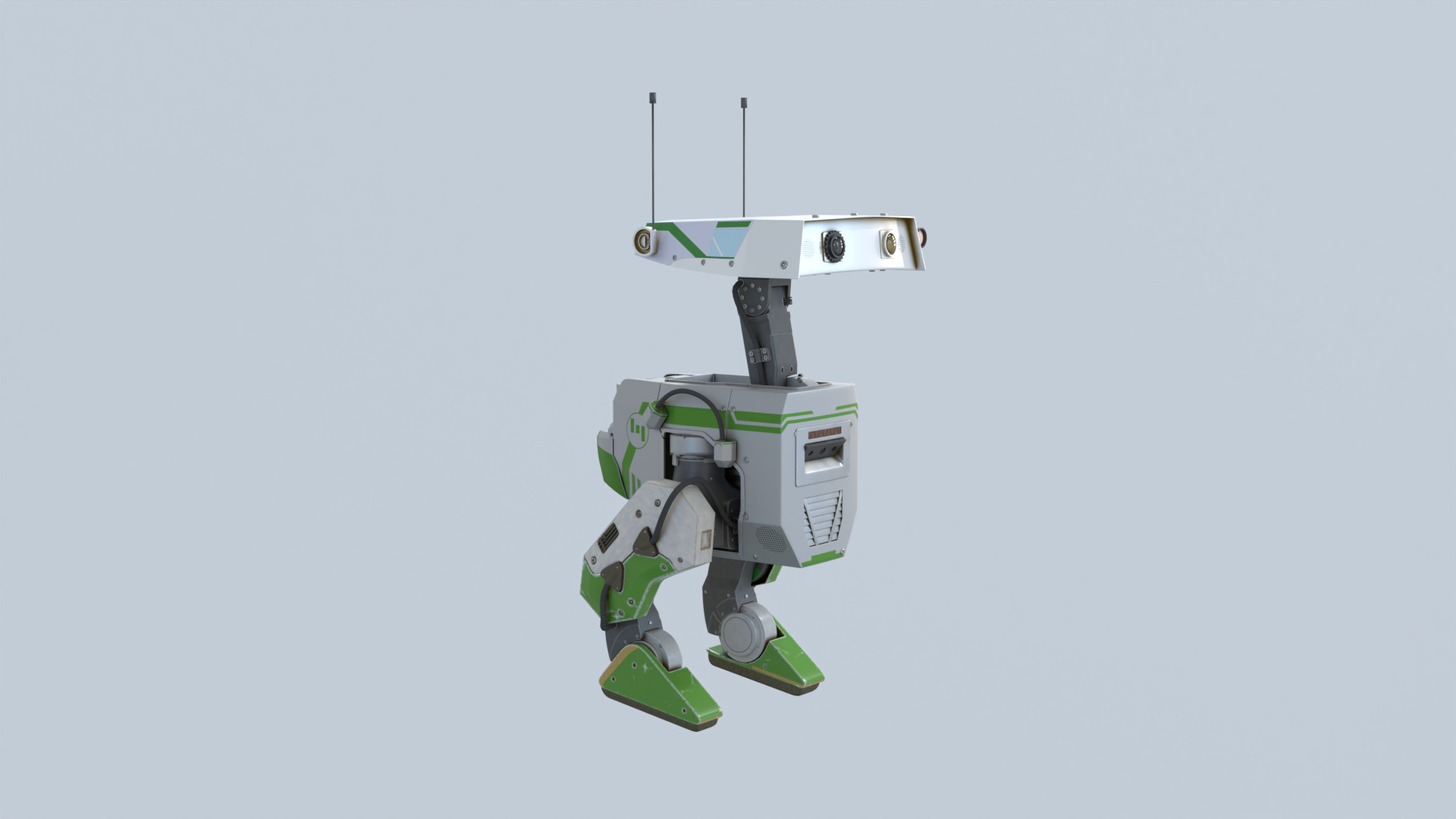 New NVIDIA and Disney Robot 3D model_3