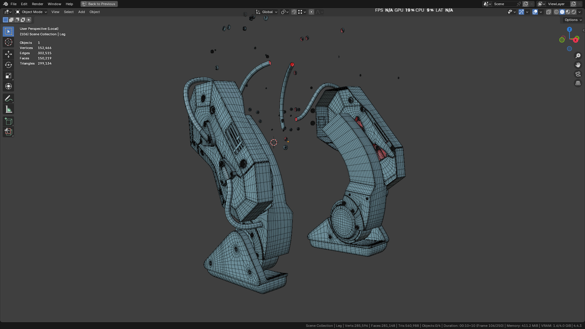 New NVIDIA and Disney Robot 3D model_39