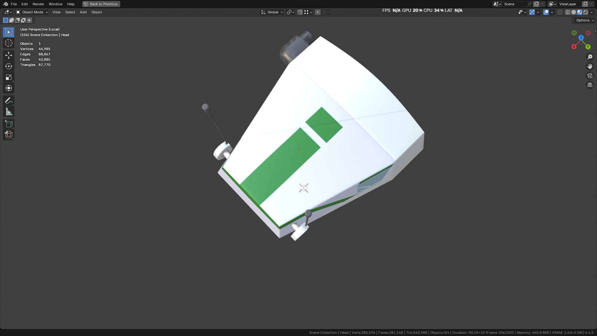 New NVIDIA and Disney Robot 3D model_63