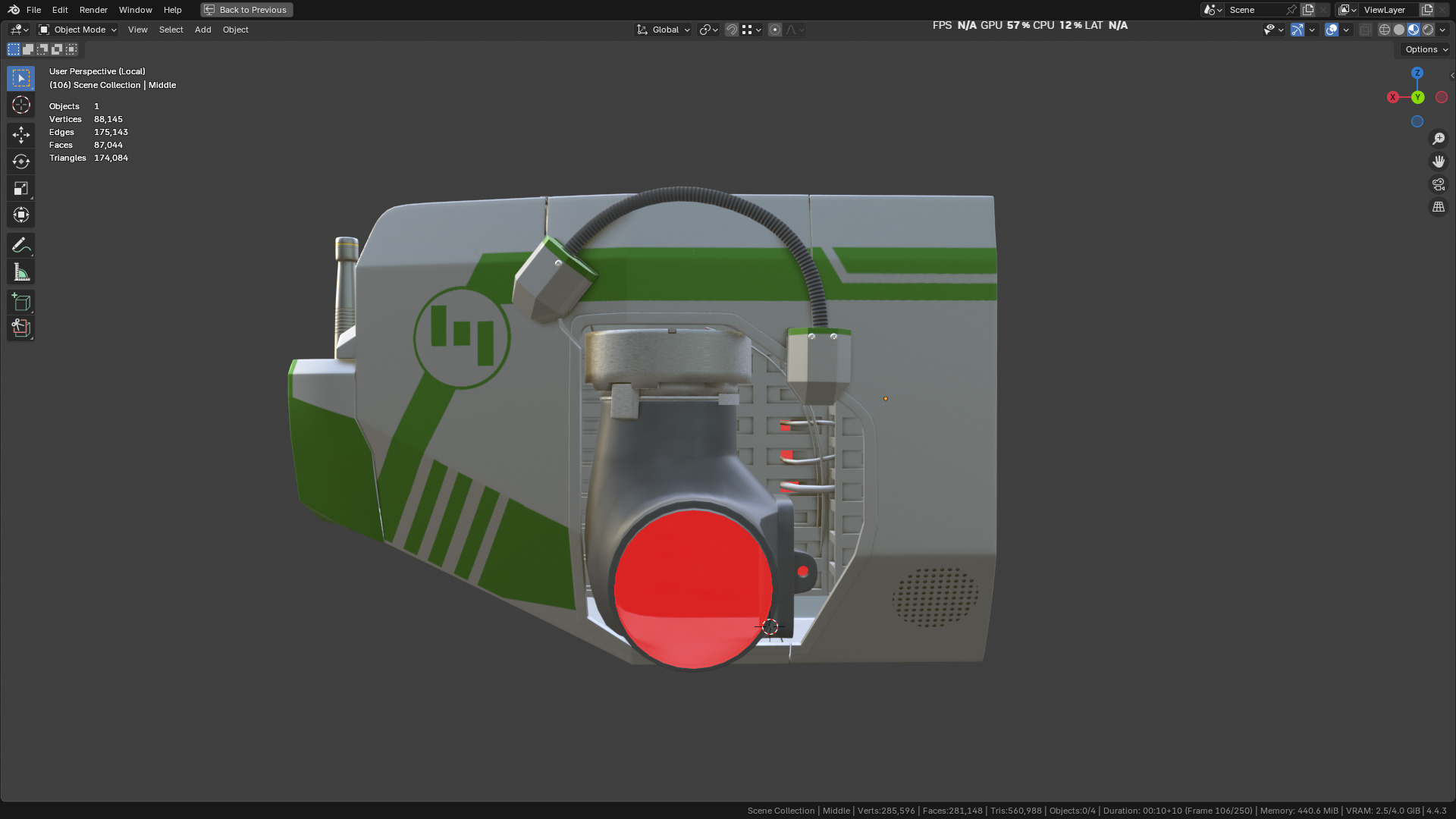 New NVIDIA and Disney Robot 3D model_53