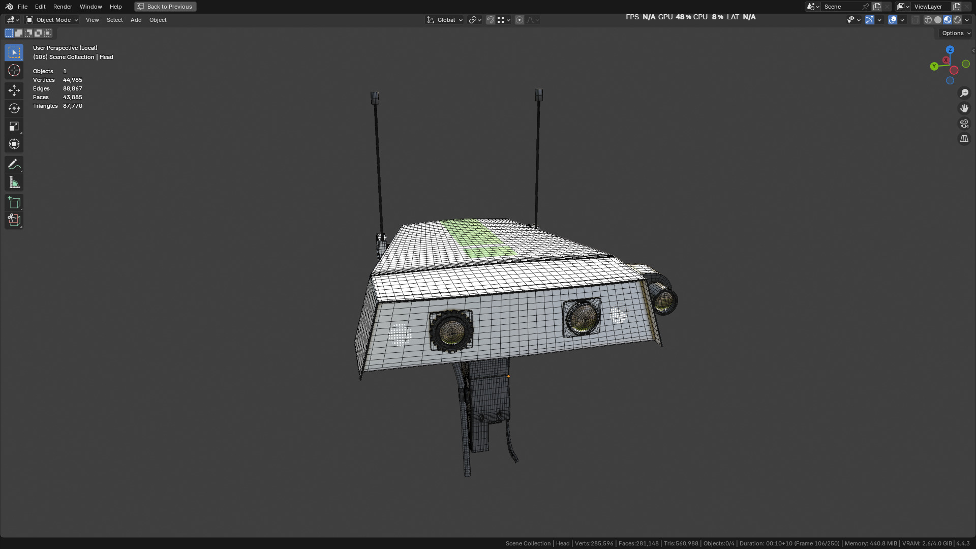 New NVIDIA and Disney Robot 3D model_67