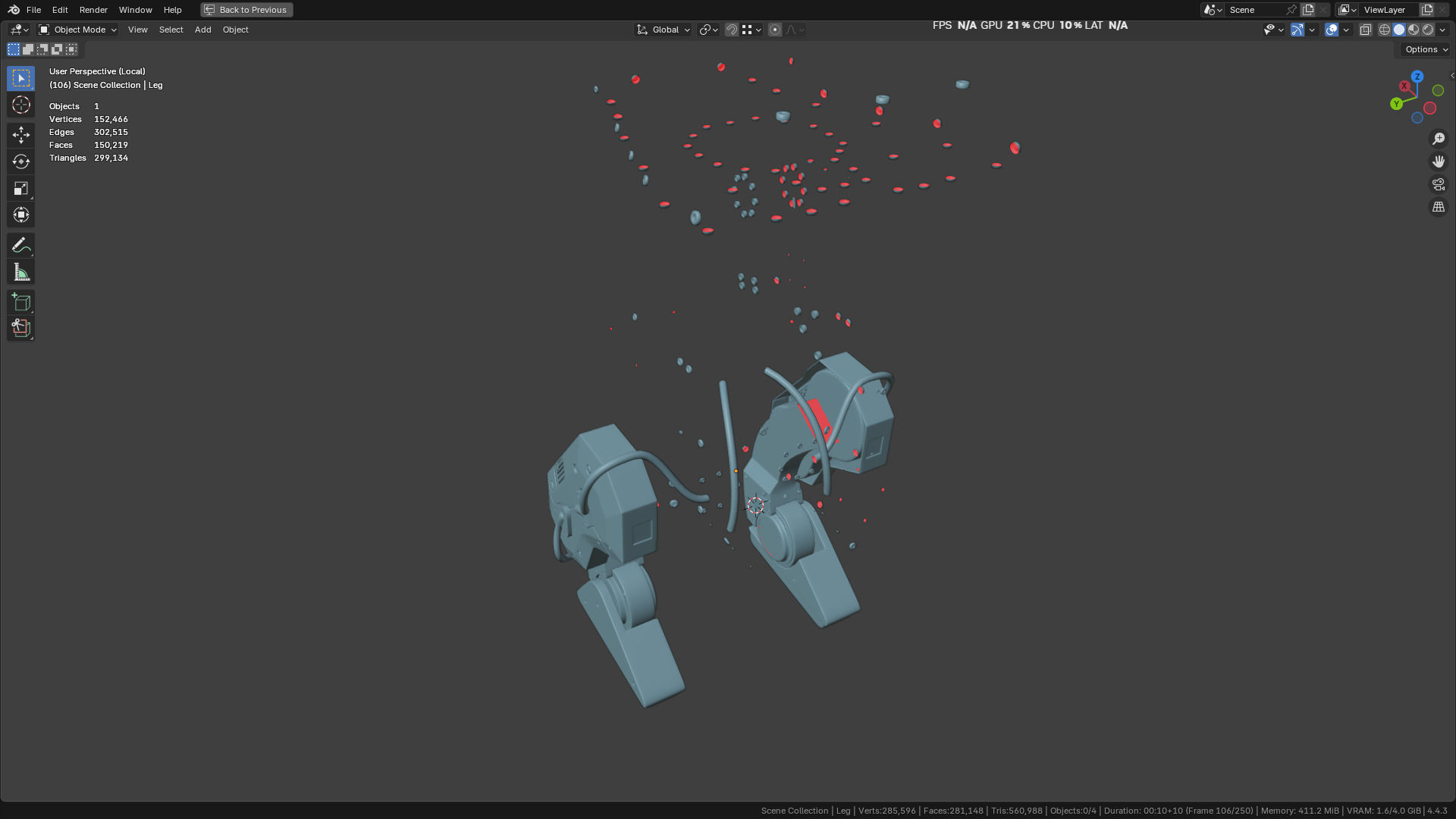 New NVIDIA and Disney Robot 3D model_33