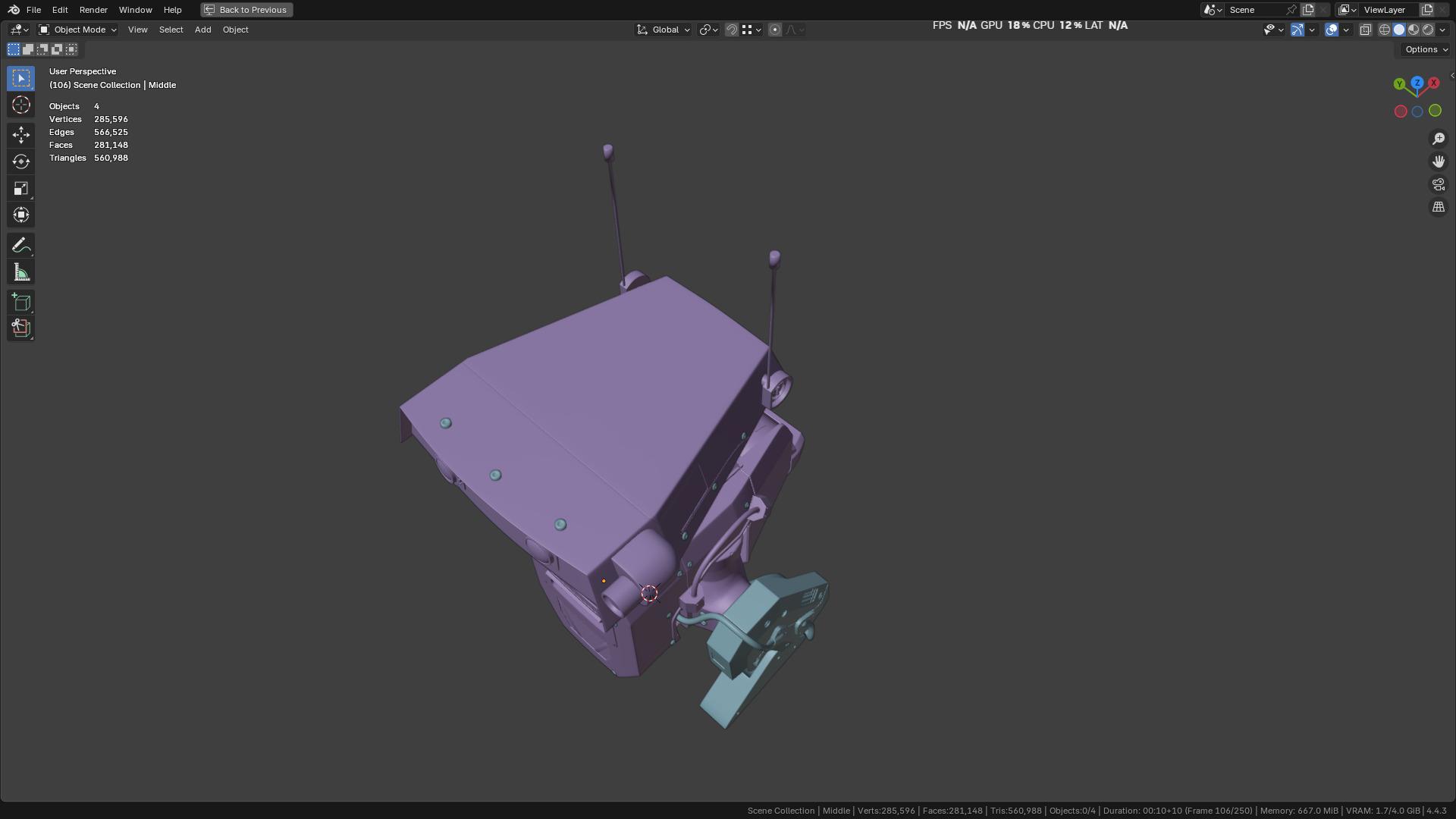 New NVIDIA and Disney Robot 3D model_27