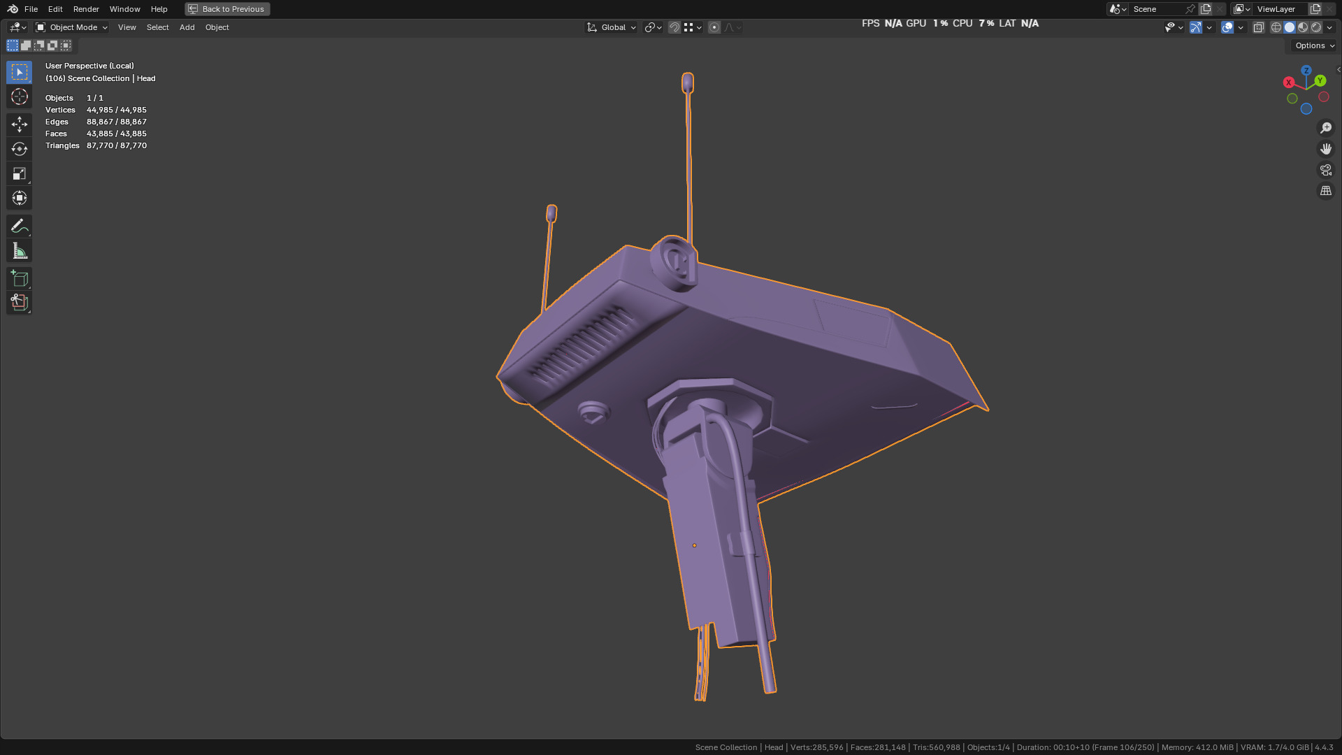 New NVIDIA and Disney Robot 3D model_72
