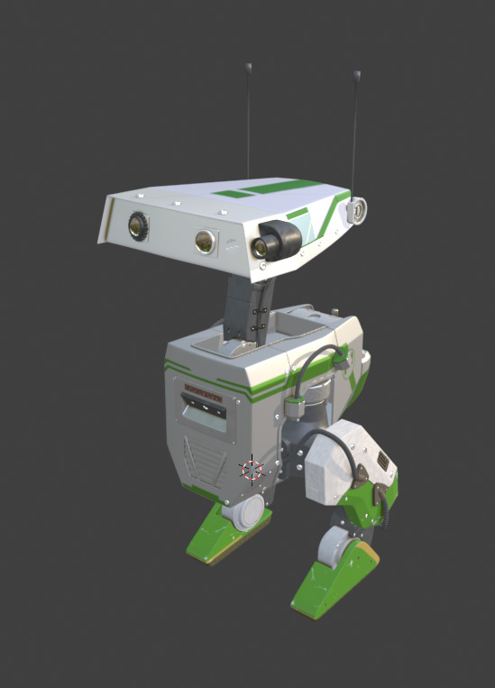 New NVIDIA and Disney Robot 3D model_8