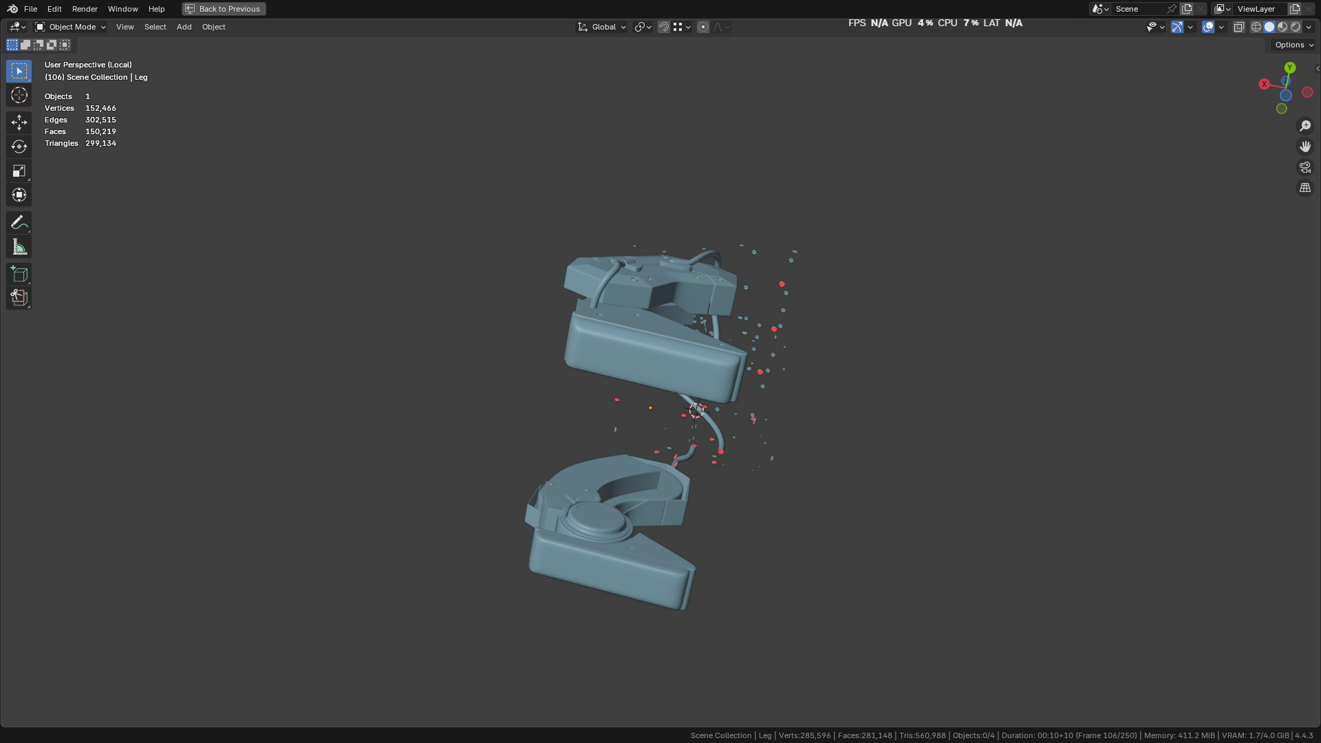 New NVIDIA and Disney Robot 3D model_31