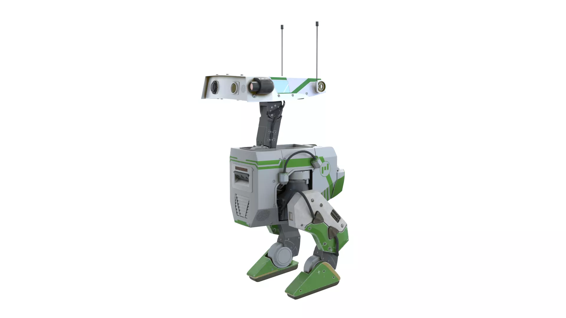 New NVIDIA and Disney Robot 3D model_0