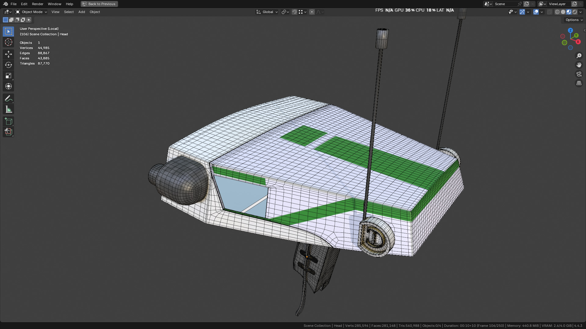 New NVIDIA and Disney Robot 3D model_69