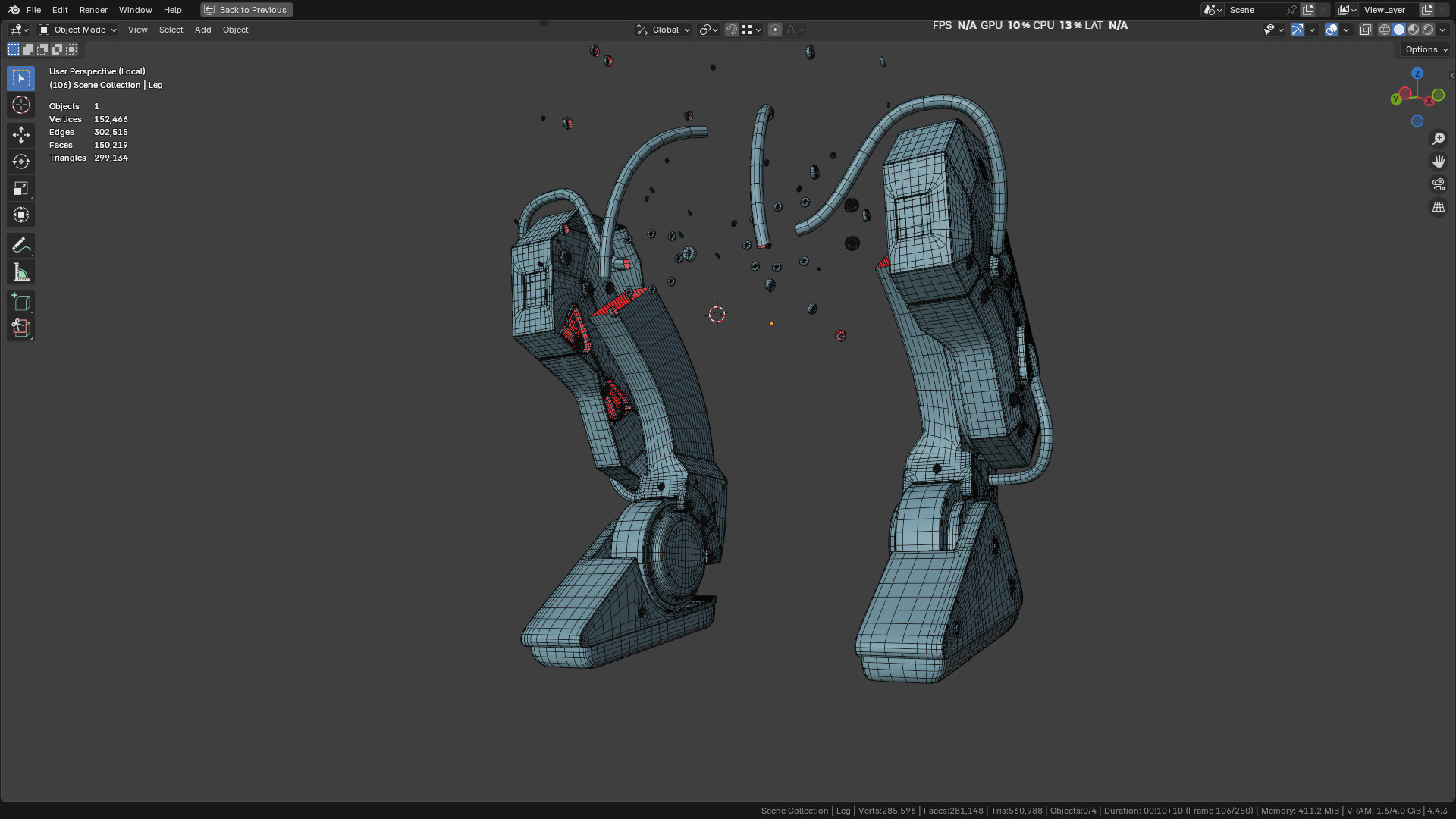 New NVIDIA and Disney Robot 3D model_43